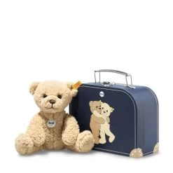 Steiff Teddybär Ben Gr. 21 Beige Im Koffer