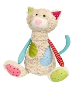 Sigikid Stofftier Katze Patchwork Sweety