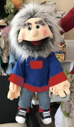 Handpuppe Ludwig (Onkel Fips) 65cm Fips Sonderedition