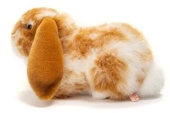 Hermann Teddy Hase Liegend Hellbraun-weiß Gescheckt 30 Cm -Kinderspielzeug Serien Geschäft 937913 Seite 600x600