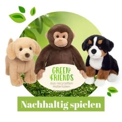 Hermann Teddy Meerschweinchen Green Friends 3-farbig 20 Cm -Kinderspielzeug Serien Geschäft GreenFriends Grafik Nachhaltig spielen 600x600